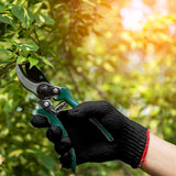 72 Pairs Gardening Work Gloves Bulk Rubber Coated Glove for Men Women Large Gardening Gloves Black Construction Gloves