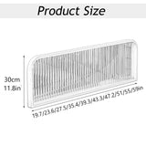 Striped Metal Tempered Glass Room Dividers - Stylish Low Partition Panels for Dining Areas, Restaurants, Hotel Bars, Office Booths, Modern Privacy Screens