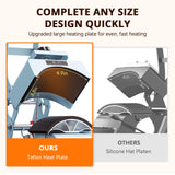 Hat Press Machine - Hat Press Heat Machine for Caps + HTVRONT Automatic Heat Press Machine for T Shirts