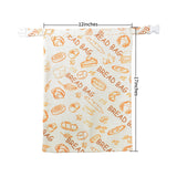 2 Pack Reusable Beeswax Bread Bags for Sourdough丨Buckle Bags&Zipper Bags丨17"×12" Natural Beeswax-Lined Cotton Storage Bags for homemade bread丨for sourdough storage&Freezer & Refrigerator