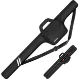 PEKREWS Fishing Rod Case, Fits 2 Set of 7ft Spinning Rod Reel Combo, Extendable 52inch Fishing Pole Bag (3.9ft-4.4ft) with Tackle Pockets, Padded Rod Bag with Strap Handle, Pole Travel Case For Angler