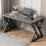 HaoJieHan Computer Desk, PC Desk, Study Room, Desk, Workstation, Can Be Used as a Game Table or Computer Desk, Corner Desk in Modern Design A, 140 x 75 x 60 cm