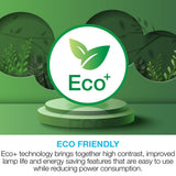 Optoma EH401 Compact Standard Throw Professional Projector, 1080p with 4K HDR Input, High Bright 4,000 Lumens