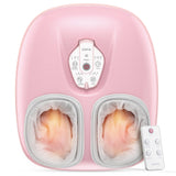 RENPHO Foot Massager Machine with Heat [2026 Upgraded], Shiatsu Foot Massager for Plantar Fasciitis, Birthday Gifts for Women Men, Cordless Control, Best Gifts for Women/Mom/Wife, Pink