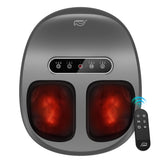 Snailax Foot Massager with Heat and Compression, Shiatsu Foot Massager for Neuropathy and Plantar Fasciitis, Deep Kneading, Rolling, Remote Control, Fits up to Size 14