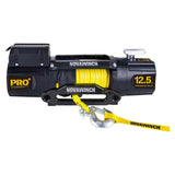 Novawinch Pro Plus 12,500 lb Electric Winch - IP68 Sealed Series Wound Motor, 85 ft Synthetic Rope, 171:1 Gear Ratio - 12 Volt Truck, Trailer, Off-Road Recovery Applications