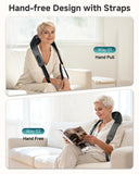 Cordless Neck Shoulder Massager with Graphene Heating, FSA Eligible, Rechargeable Deep Tissue 4D Shiatsu Neck Massager for Pain Relief, Upgraded Massage Heads for Shoulder & Back Gifts for Mom Mother