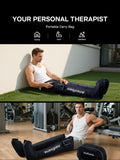 Medisana Leg Compression Massager for Circulation & Pain Relief, Cordless Air Compression Boots with Customizable Modes, Intensities, Timer, Professional Leg Massager for Athletes Christmas Gifts