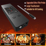 800FT Wireless Meat Thermometer Digital with 2 Upgraded Ultra-Thin Probe, Large Touchscreen, Kitchen Food Thermometer for Cooking Oven, Smoker, Rotisserie, BBQ