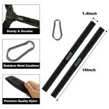 POWER GUIDANCE Battle Rope, 1.5" Width Poly Dacron 30/40/50ft Length Exercise equipment for home gym & outdoor workout, Battle Rope Anchor Included (1.5'' * 50FT Length)