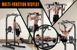 DONIUZ Power Tower Pull Up Bar and Dip Station, Multi-Function Home Gym, Strength Training Fitness Equipment, Height Adjustable(DZ-580A)