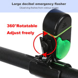 Hizoncore New Tip Up Alarms with LED Light, 4Pcs Electronic Fishing Bite Alarm, Sensitive Sound Alert for Night Fishing, Waterproof Fish Bite Indicator for Fishing Rods, Ice Fishing