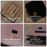 Auto Heat Press Machine for T Shirts - Heat Press 15x15 with Auto Release - Heats Up Fast & Heat Evenly