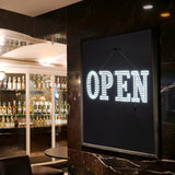 40"x14" Large LED Open Signs for Business with Remote, Super Bright Unique Design Open Sign with Hanging Installation, High Visibility Open Sign for Stores Bar Hotel Retail Shops Window Salon Restaurant Office