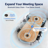 N newline Conference Speaker and Microphone, 3-Mic 360° Pickup, AI 3A DSP