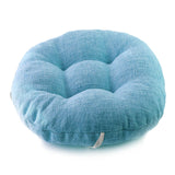 Comfortable Round Chair Cushion for Indoor/Outdoor Use - Thick Seat Pad for Office, Kitchen, Dining - Available in 32/40/45/50 cm (Blue, 32cm)