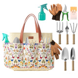 9-Piece Garden Tool Set - Heavy Duty Gardening Hand Tools with Ergonomic Non-Slip Grips, Rust-Resistant Shovel