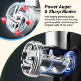 AAOBOSI Meat Grinder Electric, [2800W Max] Meat Grinder, Cheese Grater, Sausage Maker & Kibbe Kit for Home Use