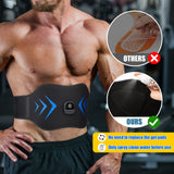 WZREZ FDA Cleared ABS Stimulator Muscle Toner, Ab Machine, Fitness Workout Equipment for Women and Men (Black Blue)