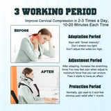 ALLILUYAA Cervical Neck Traction Device,Electric Air Pump Neck Stretcher Cervical Traction Device,with 3 Power Traction and 8 Airbag Support,Neck Brace which Decompresses the Neck and Relieves