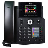 QB System Bundle with 6 IP9g IP Phones Including Auto Attendant, Voicemail, Cell & Remote Phone Extensions & Call Recording, Black, (QB1006) XBlue