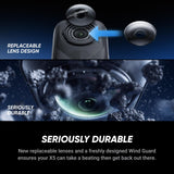 Insta360 X5 Motorcycle Bundle - Waterproof 8K 360° Action Camera, Rugged & Replaceable Lens