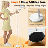 Hair Dryer Stand Hands Free, 17-51in Height Adjustable, 360-Degree Rotating Blow Dryer Stand, Universal Grip Works for 99% Blow Dryer, Metal Hair Dryer Holder Stand for Bathroom, Vanity, Makeup Room