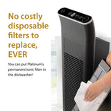 Ionic Pro Platinum Filterless Air Purifier for Home, Cleans Up to 800 sq.ft