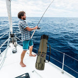 MiOYOOW Fishing Rod Bag, Waterproof Tackle Storage Bags Adjustable Fishing Accessories Carrier Organiser for Rods Reels Baits Outdoor