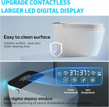 LOUPUSUO Smart Toilet with Bidet Built In with Warm Water Sprayer and Dryer