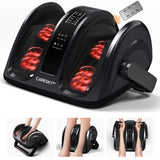 CARESKYpro Foot Massager for Neuropathy, Feet Massager with Heat, 3-Heating for Circulation and Pain Relief, Deep Kneading Rolling for Calf-Feet-Arm Relaxation, Plantar Fasciitis