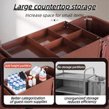 Multifunctional Trolley Commercial Airport Cleaning Service Vehicle Hotel Housekeeping Cart Linen Carrier Tool Cart Service Cart,Style B
