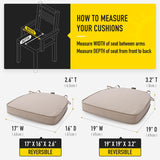 SUNROX Gel Memory Foam Chair Cushions,