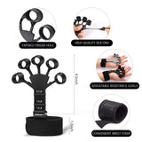 13 PCS Grip Strength Trainer Kit, Hand Gripper Strengthener, Forearm Strengthener, Finger Strengthener, Finger Exerciser, Stress Relief Ball, Forearm Workout Ring for Muscle Building and Injury Recover Navona