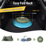 Night Cat Pop-up Camping Tent: 2 Person Tent Waterproof Instant Easy Setup Tunnel Tent