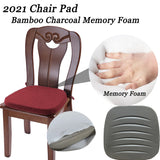 KGPLOME Chair Cushion with Ties for Dining Chairs - Memory Foam Non Slip Kitchen Chair