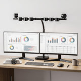 Omorepa 8 Light Sources Gooseneck Tree Desk Lamp with Base, 24W Eye-Care Bright LED Desk Light with Remote, Dimmable Reading Table Light for Desktop Working,Drafting,Reading