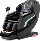 Alfine 4D Plus Full Body Massage Chair-Made in U.S.A. with U.S. & Imported Material, Yoga Stretch, OTA Cloud Upgrade, 27Modes, AI Voice Control, Auto Footrest, 166°Zero Gravity, WGS Available