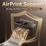 Phomemo AirPrint Touchscreen Thermal Label Printer with Label Holder