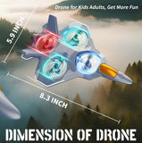 Tubokoro RC Planes with 3 Batteries for Kids Adults, Foam Remote Control Airplane Jet Helicopter Drone Toys for Kids Adults 8-12 12-16, Remote Control Plane Airplane Toys with Led Lights