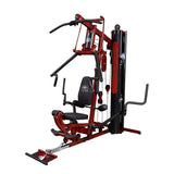 Body-Solid (G6BR) Multi-Station 210lb Weights Stack Bi-Angular Gym Machine, Arm & Leg Strength Training Equipment, Functional Exercise Workout Station for Weight lifting and Bodybuilding Body-Solid