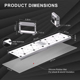 MochantumMultifunctional Push Up Board Heavy Duty 304 Stainless Steel Home Gym Equipment No Deformation High Intensity Chest workout for men and women
