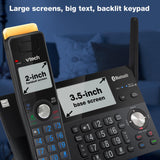 Super Long Range 3-Handset DECT 6.0 Cordless Phone for Home with Answering Machine, 2300 ft Range VTech