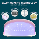 Settings, Gel UV LED Nail Lamp for Gel Polish, Nail Dryer Pink SUNUV