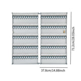 Moyeetings 120 Position Key Lock Box Key Cabinet with Key Tag Labels Key Management Key Box