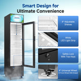 BODEGACOOLER Beverage Refrigerator and Cooler, 7.71 Cu. Ft Commercial Refrigerators for Drink, Beer, Tall Commercial Cooler