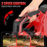 600 CFM Cordless Leaf Blower Compatible with Milwaukee 18V M18 Battery,150 MPH Ultra Lightweight Leaf Blower for Lawn Care&Driveway Cleaning, Handheld Battery Powered Blower with Turbo Mode, Tool Only
