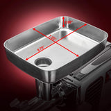 STX Turboforce II "Platinum" Heavy Duty Electric Meat Grinder & Sausage Stuffer: 6 Grinding Plates, 3 S/S Blades, 3 Sausage Tubes, Kubbe, 2 Meat Claws, Burger-Slider Patty Maker - Black