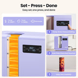 Fully Auto Tumbler Heat Press Machine, Auto Rotate Tumbler Press, Pressure Setting Mug Heat Press for Seamless Print EENOUR