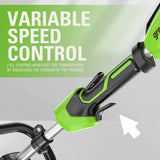 Greenworks 40V 15" Cordless String Trimmer, 2.0Ah Battery and Charger Included